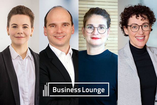 HSBA Business Lounge – Entgelttransparenz Portraits Speaker der HSBA Business Lounge zum Thema Entgelttransparenz