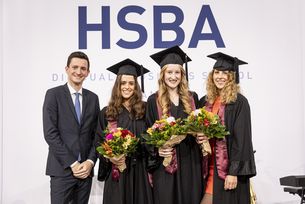 Ehrung der Jahrgangssprecherinnen Master