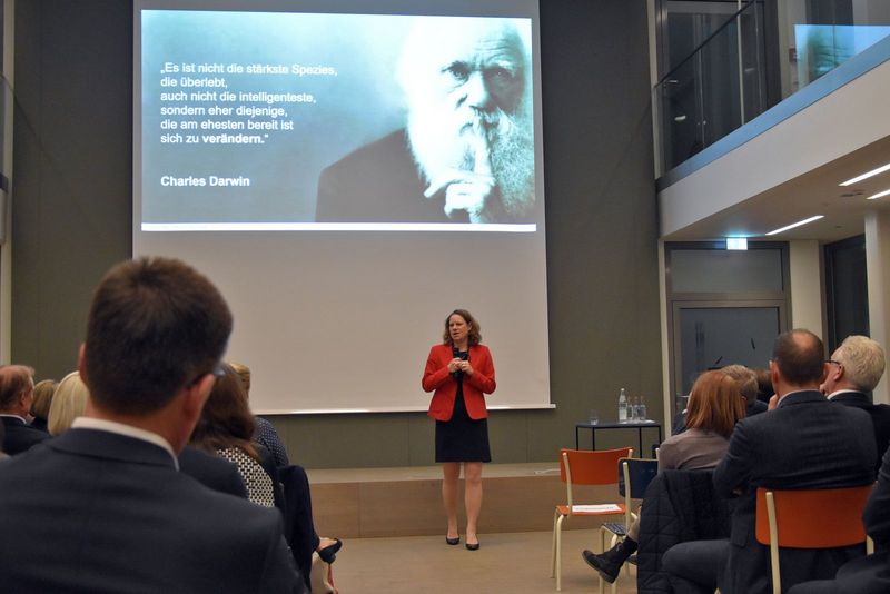 Kati Herzog bei ihrer Antrittsvorlesung