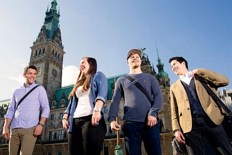 HSBA-Studierende in Hamburg