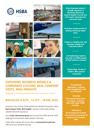 New module "Exploring Business Models & Corporate Culture: Real Company Visits, Real Insights"