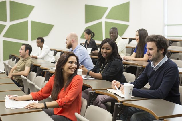 Students at Alba Graduate School