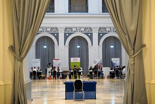 27. Hamburger Wirtschafts-Speed-Dating, Eingang
