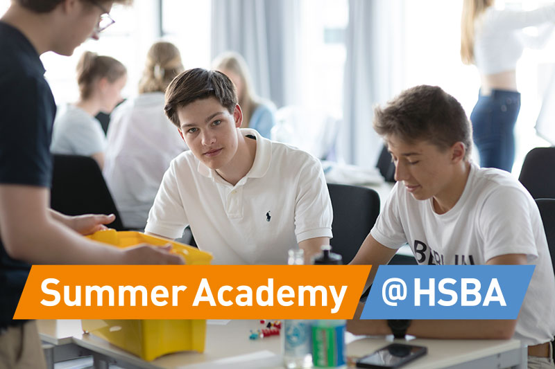 Summer Academy @ HSBA, mit Logo