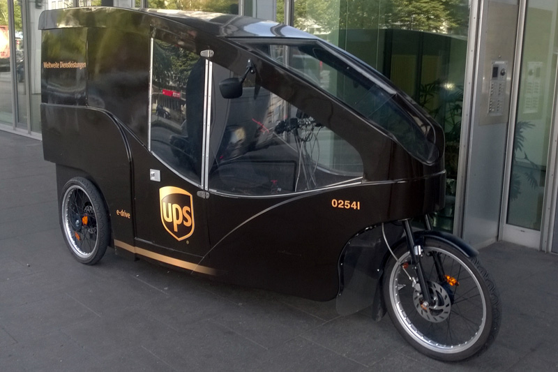 UPS Lastenrad in Hamburg 2016 UPS Lastenrad in Hamburg 2016
